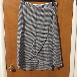 Loft Gingham Skirt